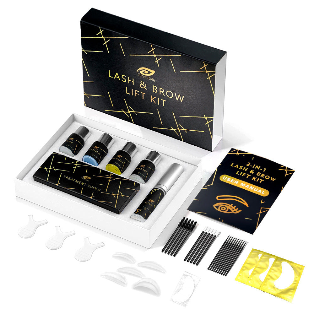 Eyebrow Scalding Eyelash Set Keratin Long-lasting Curling Beauty Makeup Eyebrow Scalding Eyelash Set Keratin Long-lasting Curling Beauty Makeup